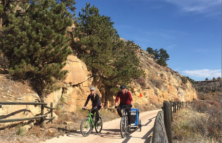 Biking on the Mickelson Trail. At Spearfish Physical Therapy, we will get you back to the things you love.